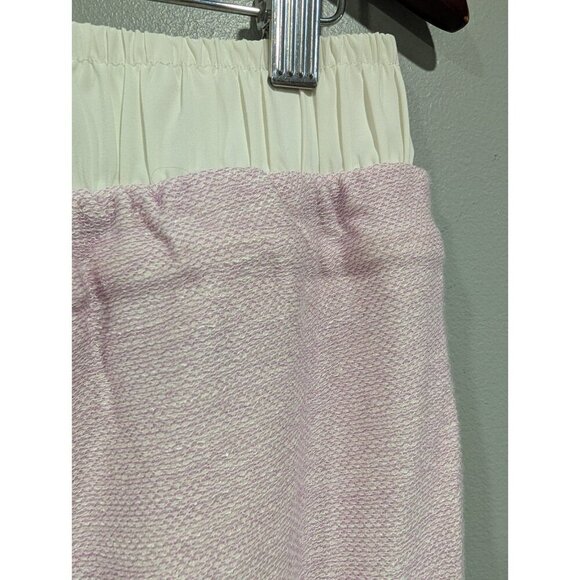 NWT Fabletics Women’s French Terry Arnae Capri Jogger Leggings Pink Size Medium - Picture 13 of 16